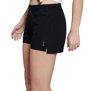 Bass Outdoor Womens Greenstone Drawcord Woven Outdoor Active Shorts S | L Black